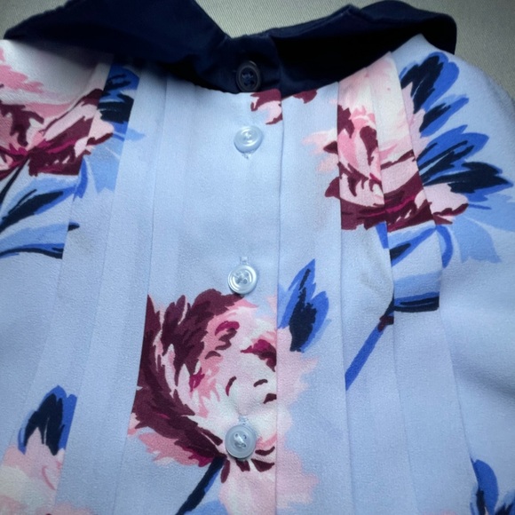 Janie & Jack Floral Pleated Dress w/ matching Headband - Picture 6 of 6